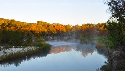 Upper Llano River in the fall